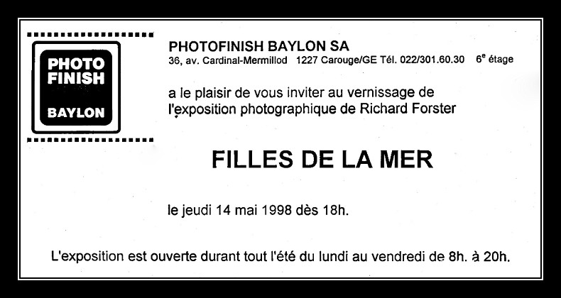 1998 FILLES DE LA MER Galerie Photo Finish